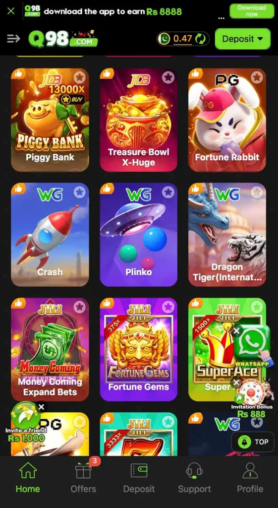 Q98 GAME